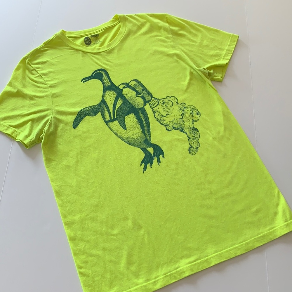 Bizarre Society Penguin Print Tee